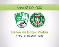 Prognóstico Beroe Botev Vratsa (04 December 2024)