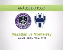 Prognóstico Mazatlán Monterrey (26 February 2025)