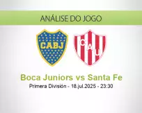 Boca Juniors vs Santa Fe