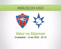 Prognóstico Valur Stjarnan (14 September 2025)