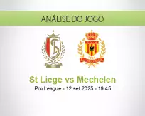 Prognóstico St Liege Mechelen (12 September 2025)