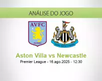 Prognóstico Aston Villa Newcastle (16 August 2025)