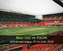 Man Utd vs PAOK