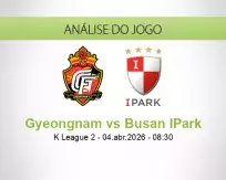 Prognóstico Gyeongnam Busan IPark (04 April 2026)