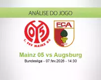 Prognóstico Mainz 05 Augsburg (07 February 2026)