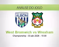Prognóstico West Bromwich Wrexham (03 April 2026)