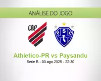 Prognóstico Athletico-PR Paysandu (03 August 2025)