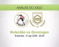 Prognóstico Roterdão Groningen (31 January 2026)
