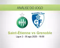 Prognóstico Saint-Étienne Grenoble (30 August 2025)
