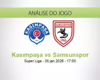 Prognóstico Kasımpaşa Samsunspor (30 January 2026)