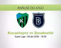 Prognóstico Kocaelispor Basaksehir (06 April 2026)