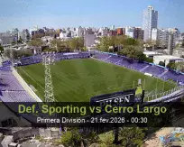 Prognóstico Def. Sporting Cerro Largo (21 February 2026)