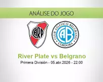 Prognóstico River Plate Belgrano (05 April 2026)