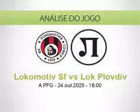 Prognóstico Lokomotiv Sf Lok Plovdiv (24 October 2025)