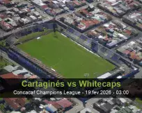 Prognóstico Cartaginés Whitecaps (19 February 2026)