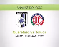Prognóstico Querétaro Toluca (05 April 2026)