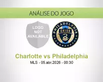 Prognóstico Charlotte Philadelphia (05 April 2026)