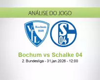 Prognóstico Bochum Schalke 04 (31 January 2026)