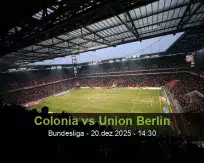 Prognóstico Colonia Union Berlin (20 December 2025)