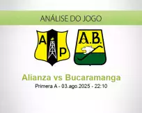 Prognóstico Alianza Bucaramanga (03 August 2025)