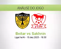 Prognóstico Beitar Sakhnin (15 December 2025)