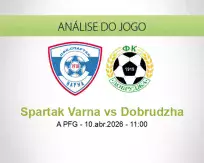 Prognóstico Spartak Varna Dobrudzha (10 April 2026)