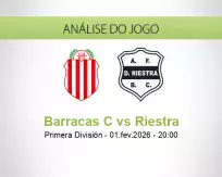 Prognóstico Barracas C Riestra (01 February 2026)