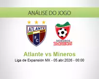 Prognóstico Atlante Mineros (05 April 2026)