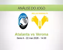 Prognóstico Atalanta Verona (22 March 2026)