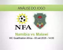 Prognóstico Namíbia Malawi (05 September 2025)