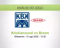 Prognóstico Kristiansund Brann (31 August 2025)