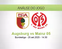Prognóstico Augsburg Mainz 05 (20 September 2025)