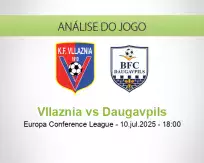 Prognóstico Vllaznia Daugavpils (10 July 2025)