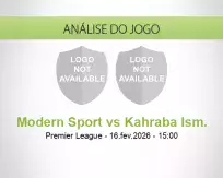 Modern Sport vs Kahraba Ism.
