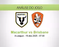 Prognóstico Macarthur Brisbane (19 December 2025)