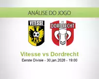 Prognóstico Vitesse Dordrecht (30 January 2026)