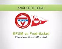 Prognóstico KFUM Fredrikstad (01 October 2025)