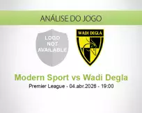 Prognóstico Modern Sport Wadi Degla (04 April 2026)