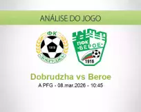 Prognóstico Dobrudzha Beroe (08 March 2026)