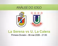 Prognóstico La Serena U. La Calera (06 March 2026)