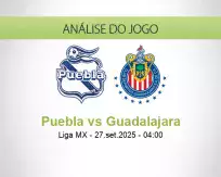 Prognóstico Puebla Guadalajara (28 September 2025)