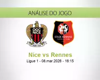 Prognóstico Nice Rennes (08 March 2026)