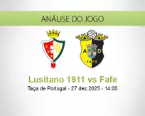 Prognóstico Lusitano 1911 Fafe (27 December 2025)
