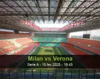 Prognóstico Milan Verona (15 February 2025)