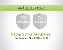 Prognóstico Neom SC Al-Khaleej (24 October 2025)