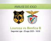 Prognóstico Lourosa Benfica B (25 August 2025)