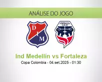 Prognóstico Ind Medellín Fortaleza (04 September 2025)