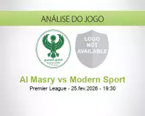Prognóstico Al Masry Modern Sport (25 February 2026)