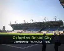 Prognóstico Oxford Bristol City (01 February 2025)