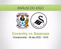 Prognóstico Coventry Swansea (26 December 2025)